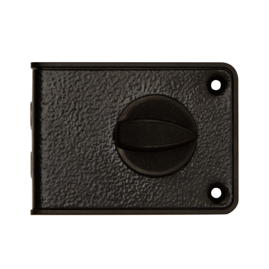 Замок накладной RL 131, цвет черный