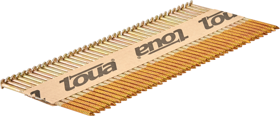 Гвозди ершеные Toua 2.87x63 мм 3000 шт.