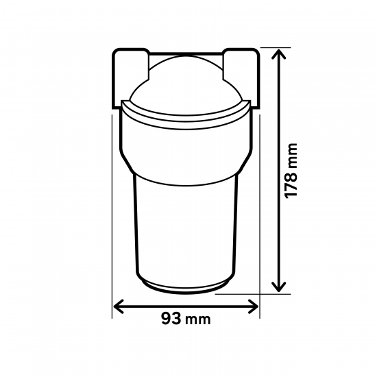 Фильтр полифосфатный Equation засыпного типа для бойлеров, резьба 1/2”