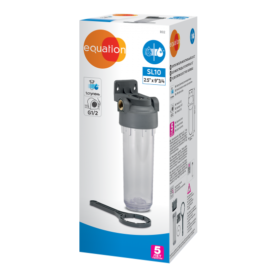 Корпус фильтра Equation SL10 для холодной воды резьба 1/2