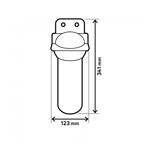 Корпус фильтра Equation SL10 для холодной воды резьба 1/2