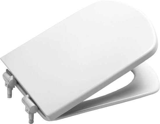 Сиденье для унитаза Roca Dama Senso с микролифтом цвет белый