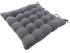 Подушка для стула Linen Way 38x6x38 см замша стальной