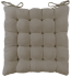 Подушка для стула Linen Way 38x6x38 см замша кофейный