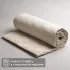 Покрывало 220x240 см замша цвет крем