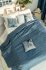 Покрывало Inspire Velvet Etna 220x240 см велюр цвет синий