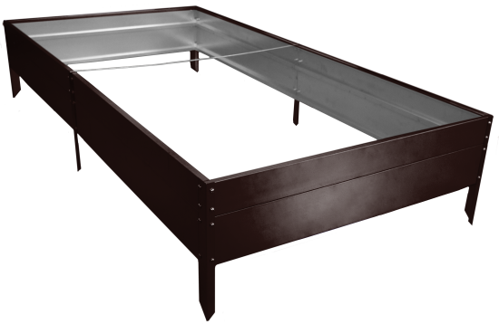 Высокая грядка 70x26x200 см v364 л металл коричневый