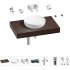 Комплект мебели для ванной комнаты с раковиной Wellsee Genuine Tree