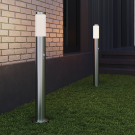 Фонарный столб уличный Bergen 80 см E27 25 Вт IP44 цвет серый