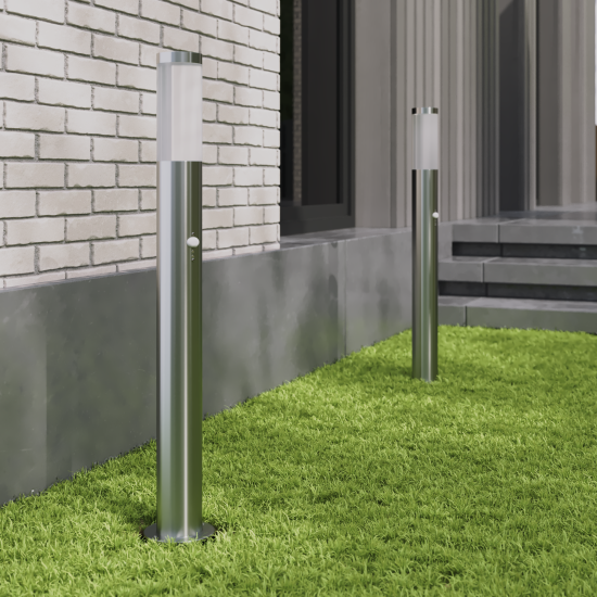 Фонарный столб уличный Bergen 80 см E27 25 Вт IP44 цвет серый