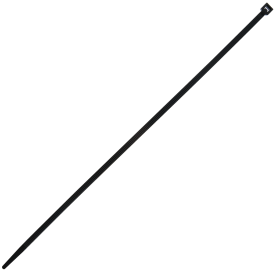Стяжка кабельная Standers 4.8x290 мм нейлон цвет черный 100 шт.