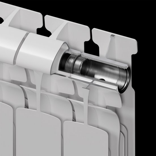 Радиатор биметаллический Rifar EcoBuild 500 мм 6 секций 1