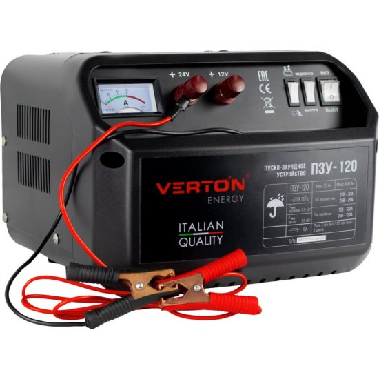 Пуско-зарядное устройство VERTON Energy ПЗУ-120
