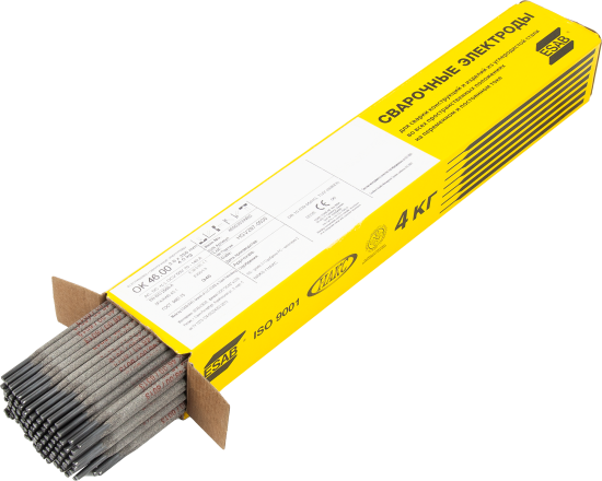 Электрод сварочный ОК 46.00 Esab 3 мм 4 кг