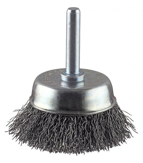 Корщетка для дрели Практика (032-577) мягкая чашеобразная d50 мм