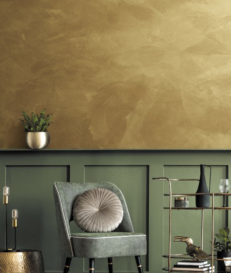 Краска декоративная Maitre Deco Soie Or 1 кг цвет золотой