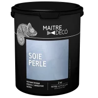 Краска декоративная Maitre Deco Soie Perle 2 кг цвет серо-бежевый