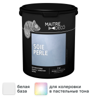 Краска декоративная Maitre Deco Soie Perle 2 кг цвет серо-бежевый