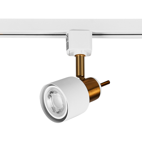 Трековый светильник Arte Lamp Almach со сменной лампой GU10 50 Вт 2 м² цвет белый