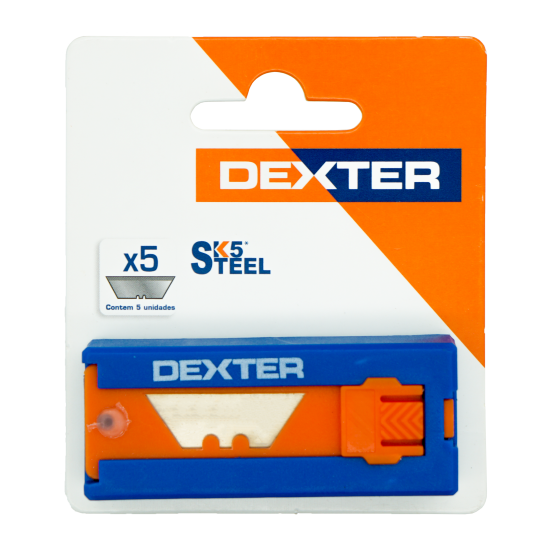 Лезвие трапециевидное Dexter 316-00465 19 мм, 5 шт.