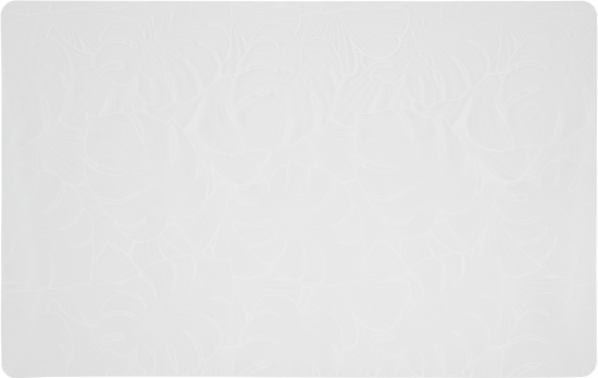 Салфетка сервировочная Бланка 26x41 см прямоугольная ПВХ цвет прозрачный