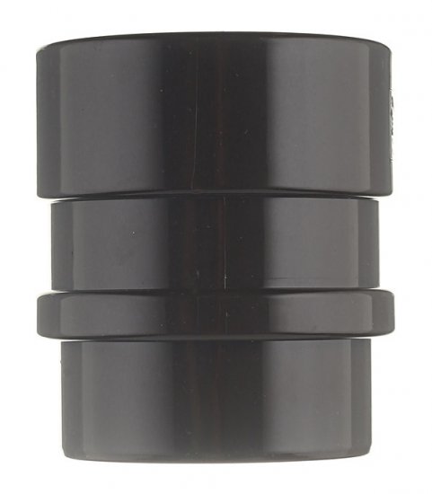 Муфта водосточной трубы Docke Lux пластиковая соединительная d100 мм шоколад RAL 8019