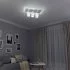 Люстра потолочная Escada 1129/3PL Grey, 3 лампы, 9 м², цвет белый/серый
