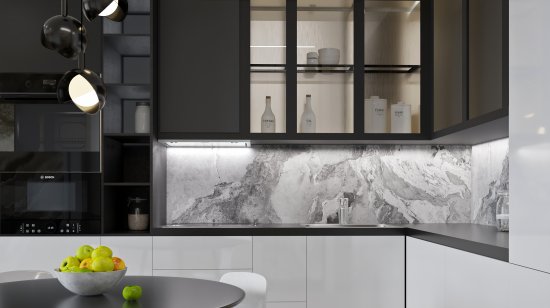 Стеновая панель Luxury Grey 300x0.4x60 см АКП цвет серый