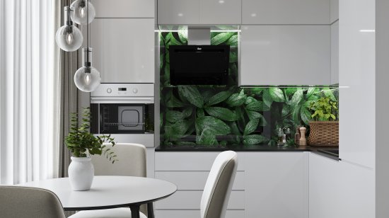 Стеновая панель Botanical Gar 300x0.4x60 см алюминий цвет зеленый