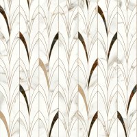 Стеновая панель Delicate Amber 240x0.4x60 см алюминий цвет белый
