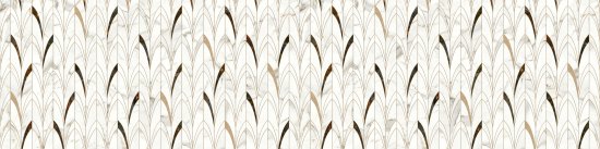 Стеновая панель Delicate Amber 240x0.4x60 см алюминий цвет белый