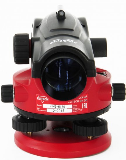 Нивелир оптический магнитный Elitech ОН 36 кратность увеличения X36