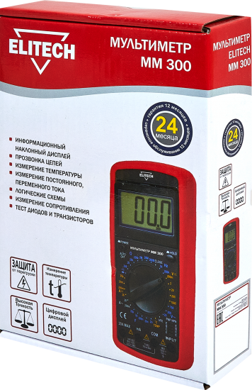 Мультиметр Elitech ММ 300