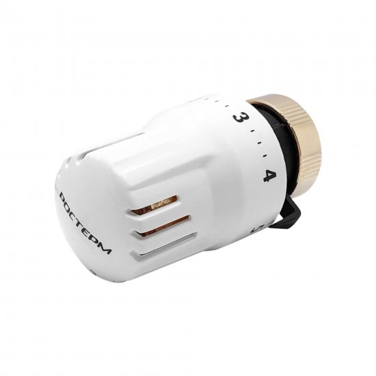 Термостатическая головка жидкостная Ростерм M30x1.5 белая