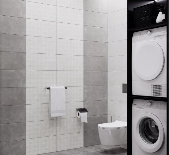 Плитка настенная Axima Лилль 25x50 см 1.25 м² матовая цвет светлый узор