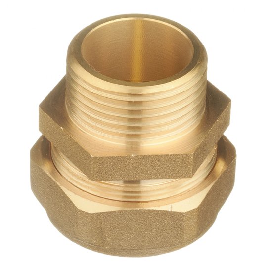 Муфта Stahlmann IWS EasyFix 25 мм х 1 НР(ш) для гофрированных труб