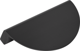 Мебельная ручка-профиль матовый черный 95 мм