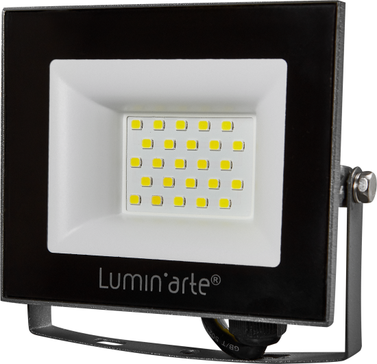 Прожектор светодиодный уличный Lumin Arte 30 Вт 5700К IP65 нейтральный белый свет