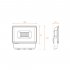 Прожектор светодиодный уличный Wolta WFL-20W/08 20 Вт 5700К IP65 нейтральный белый свет