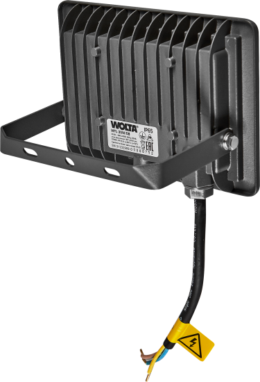 Прожектор светодиодный уличный Wolta WFL-30W/08 30 Вт 5700К IP65 нейтральный белый свет