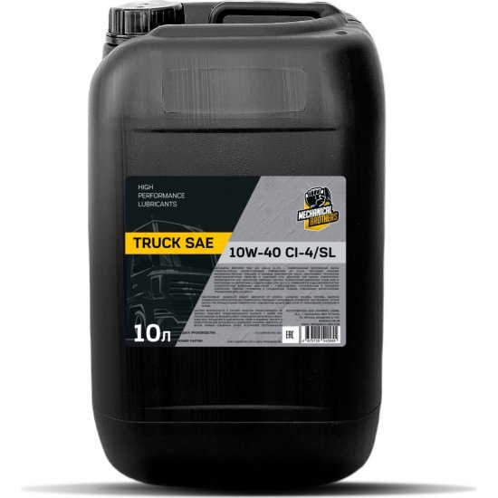 Полусинтетическое моторное масло MECHANICAL BROTHERS Trac SAE 10W-40, CI-4/SL