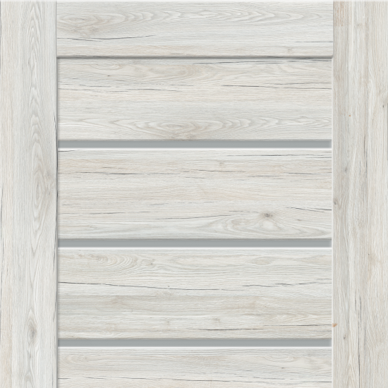 Дверь межкомнатная остекленная с замком и петлями в комплекте Тиволи 90x200 см ПВХ цвет рустик серый