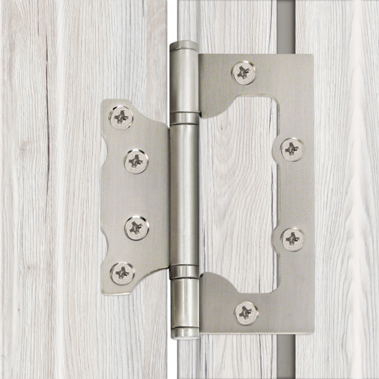 Дверь межкомнатная остекленная с замком и петлями в комплекте Тиволи 90x200 см ПВХ цвет рустик серый