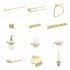 Держатель для полотенец Fixsen Trend Gold FX-99001, цвет золотой