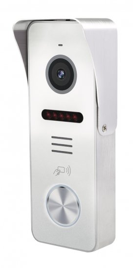 Вызывная видеопанель Skybeam антивандальная цвет серебристый