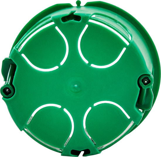 Подрозетник Защита Про под гипсокартон 68x45 мм IP20 цвет зеленый