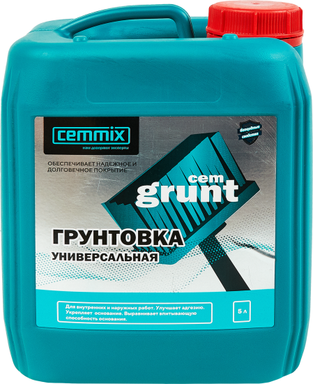 Грунтовка универсальная Cemmix Cemgrunt 5 л