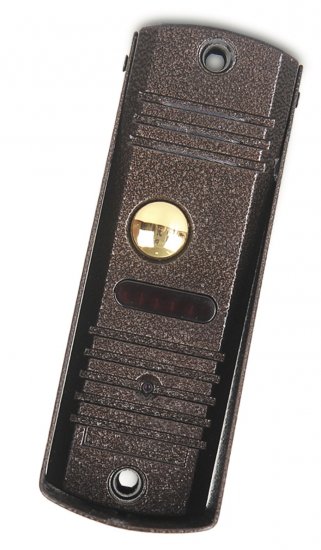 Вызывная видеопанель Skybeam 600TVL антивандальная цвет медный