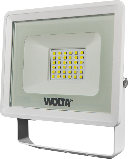 Прожектор светодиодный уличный SMD Wolta WFL-30W/08W 30 Вт 5700 К нейтральный белый свет