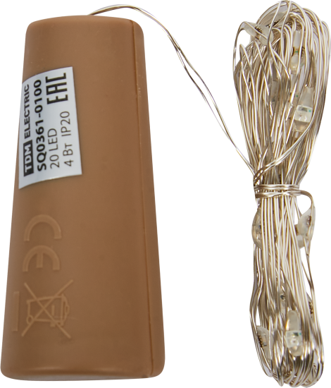 Электрогирлянда-пробка Роса 2 м 20 ламп RGB